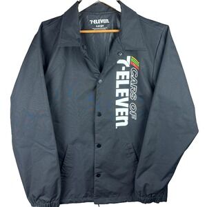 Cars of 7-Eleven Size Large Racing Windbreaker Coaches Jacket